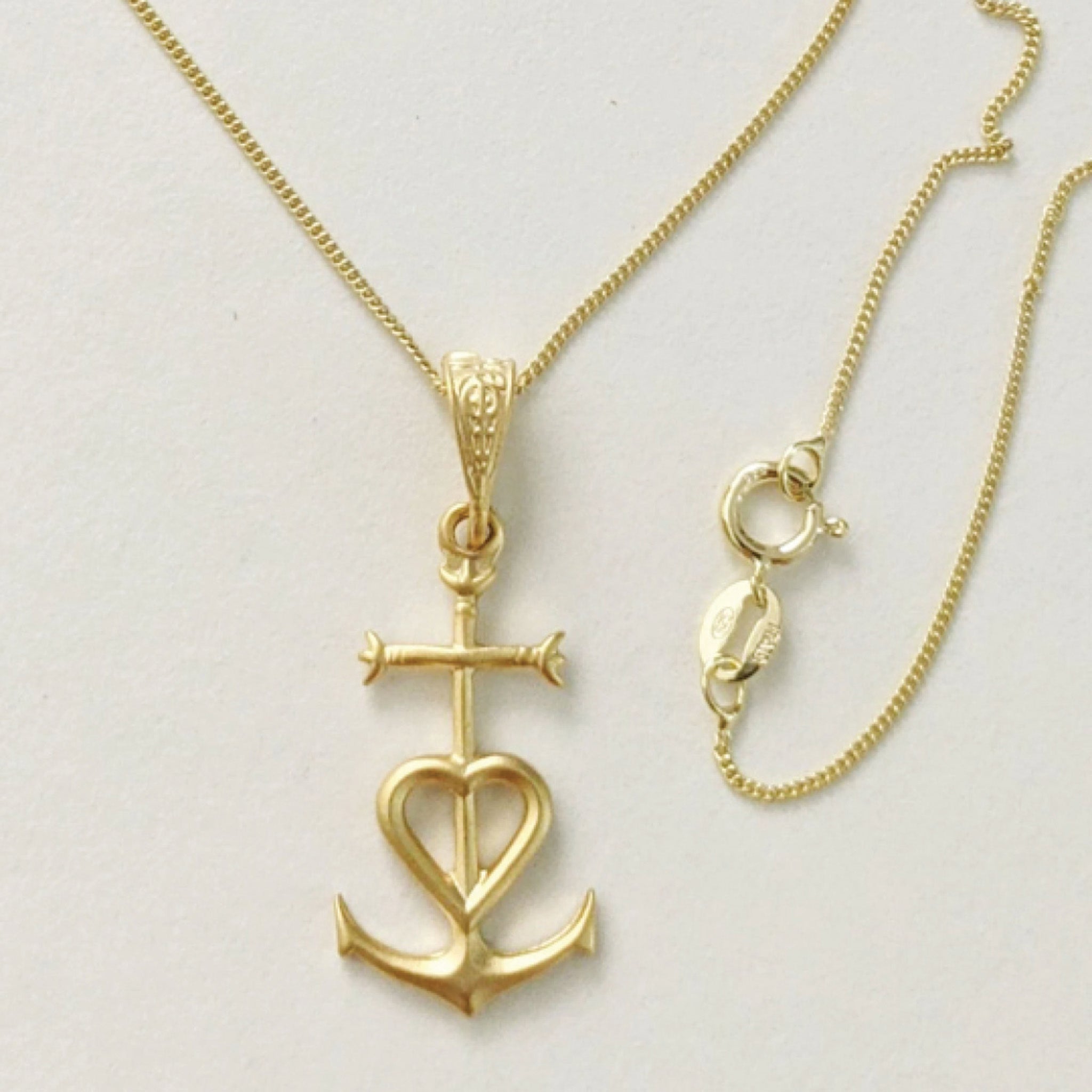 Camargue Cross Necklace Gold Vermeil