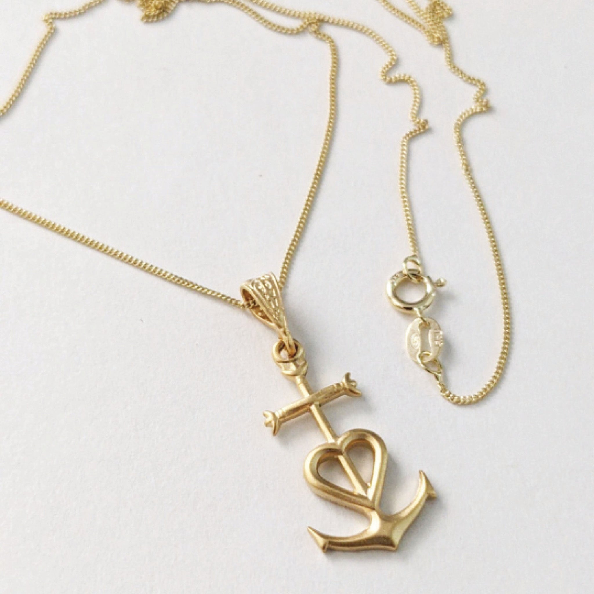 Camargue Cross Necklace Gold Vermeil