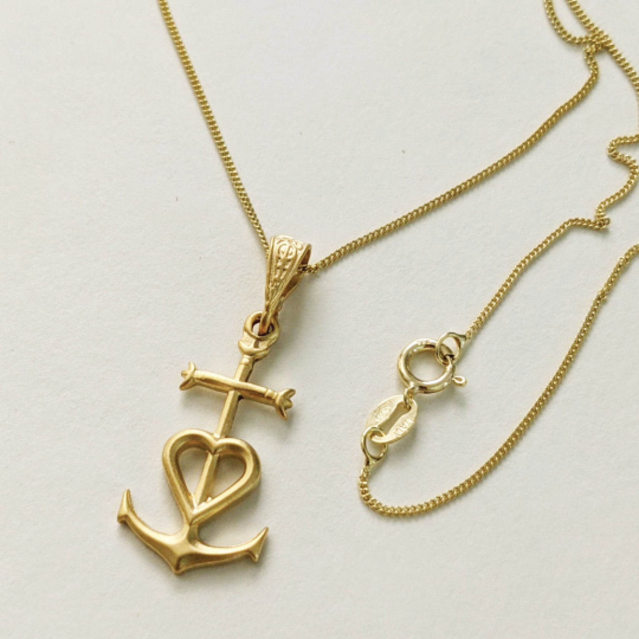 Camargue Cross Necklace Gold Vermeil