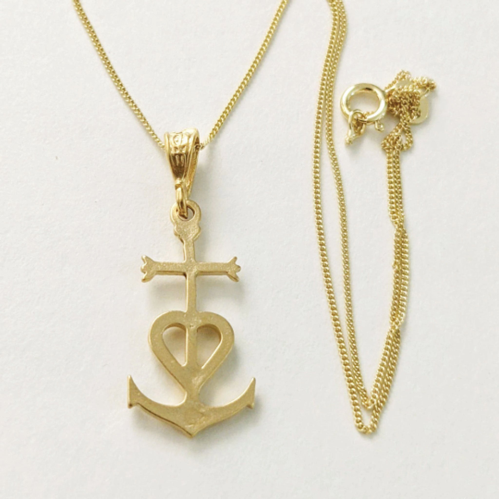 Camargue Cross Necklace Gold Vermeil