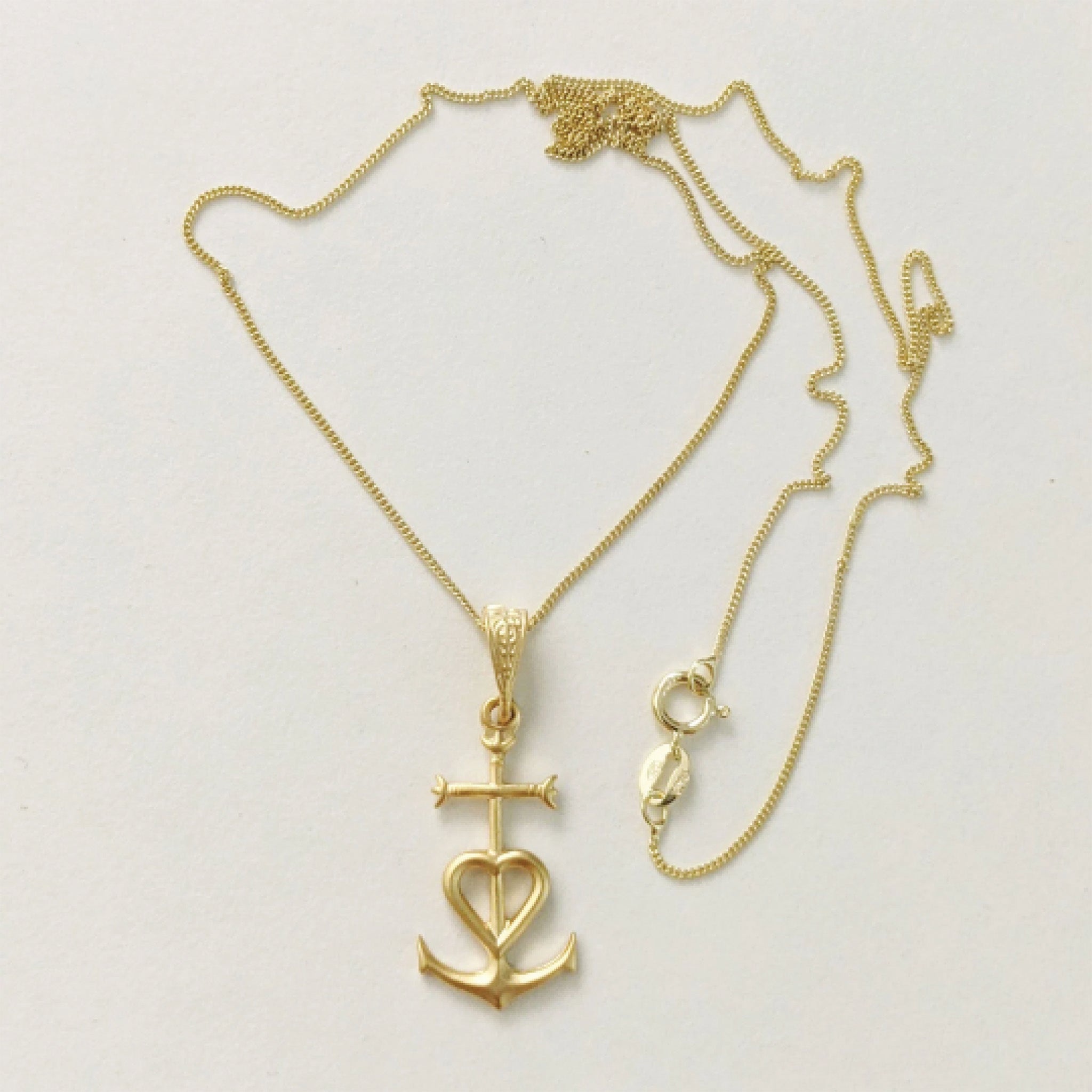 Camargue Cross Necklace Gold Vermeil