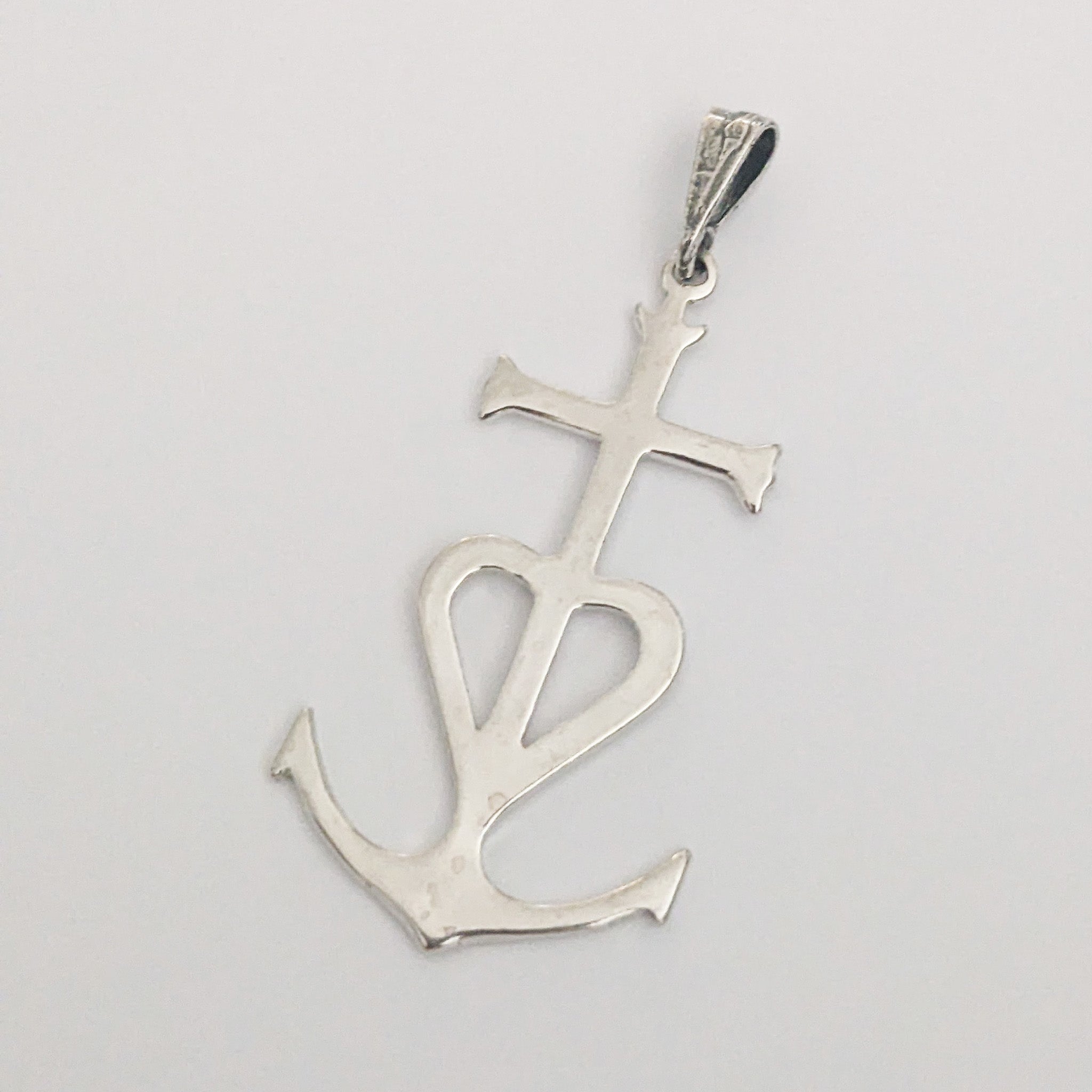 Camargue Cross Sterling Silver Pendant 25x46mm LARGE